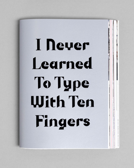 Project I Never Learned To Type With Ten Fingers