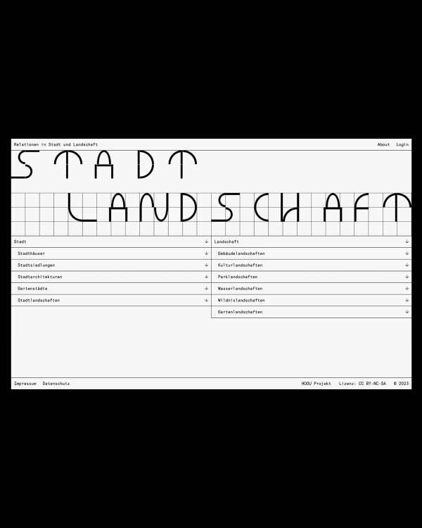 Project Stadt Landschaft